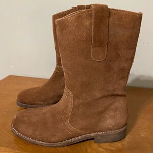 Free People Brown Suede Ankle Boots